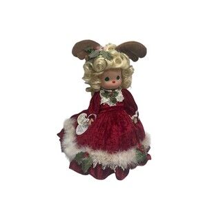 VTG Precious Moments Doll 16" Merry Christmoose 2003 Limited Edition #4248 RARE